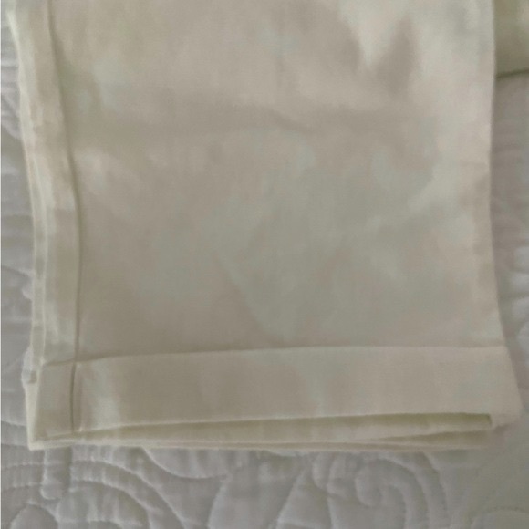 NWT J. Crew Factory White Linen Blend Drawstring Pants Sz 8 - Picture 14 of 16